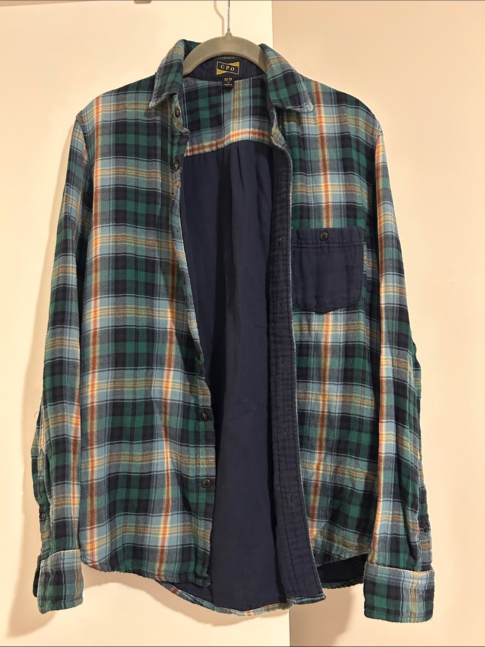 Plaid Flannel Button-Up